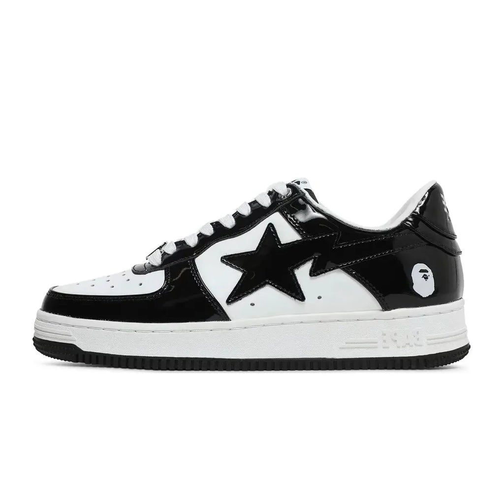 A BATHING APE BAPE STA "BLACK WHITE"