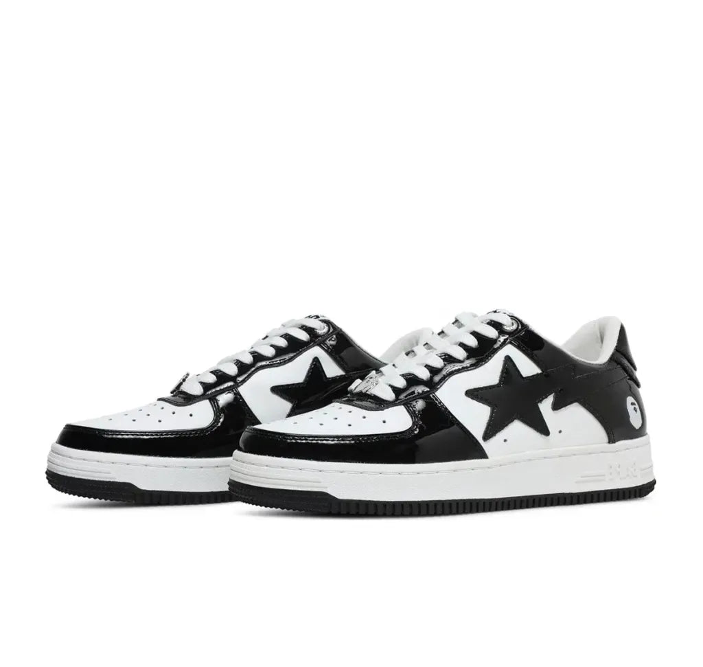 A BATHING APE BAPE STA "BLACK WHITE"