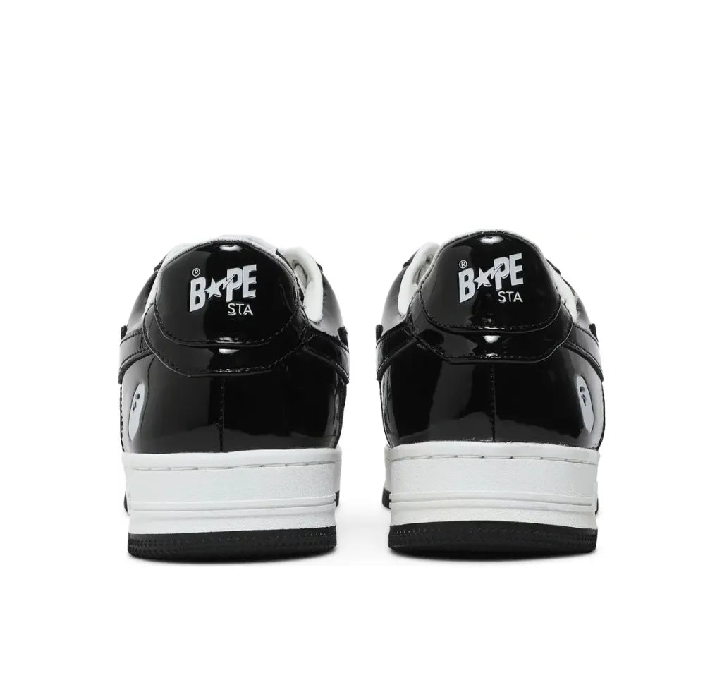 A BATHING APE BAPE STA "BLACK WHITE"