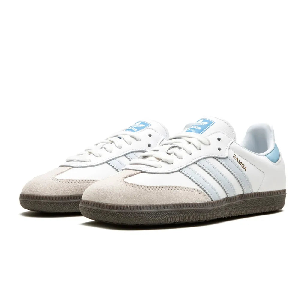 ADIDAS SAMBA OG "WHITE HALO BLUE"