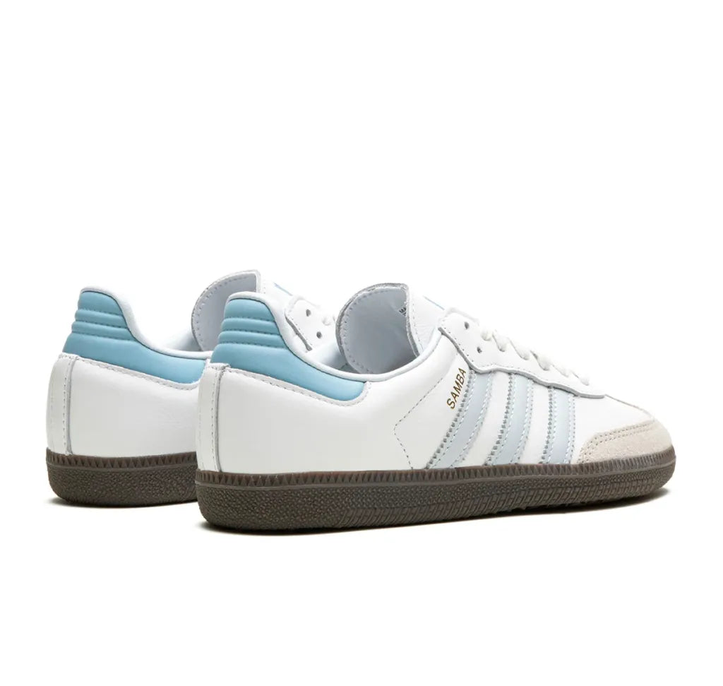 ADIDAS SAMBA OG "WHITE HALO BLUE"
