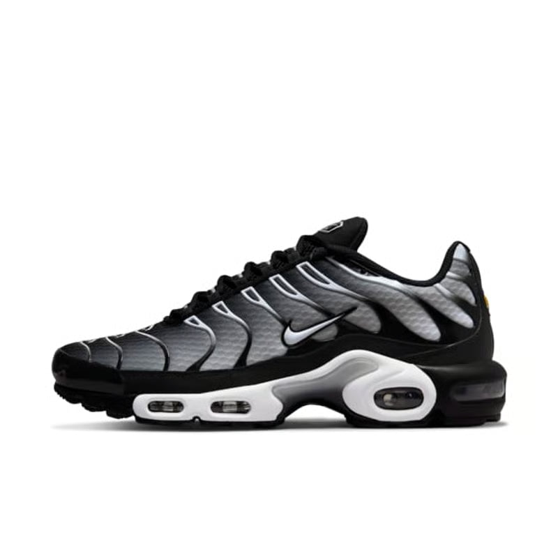 NIKE AIR MAX PLUS "BLACK & METALLIC SILVER"