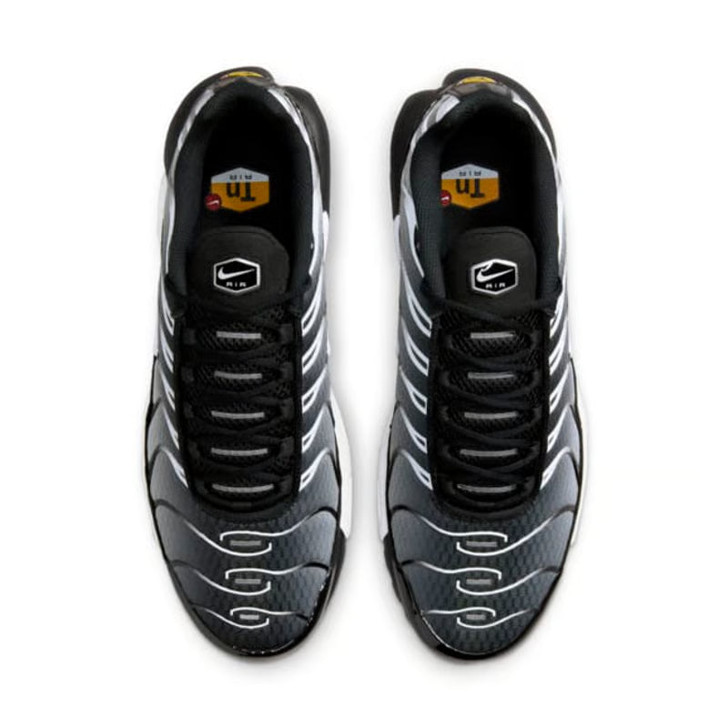 NIKE AIR MAX PLUS "BLACK & METALLIC SILVER"