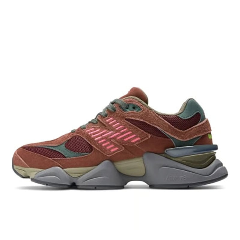 NEW BALANCE 9060 "RICH OAK & BURGUNDY"