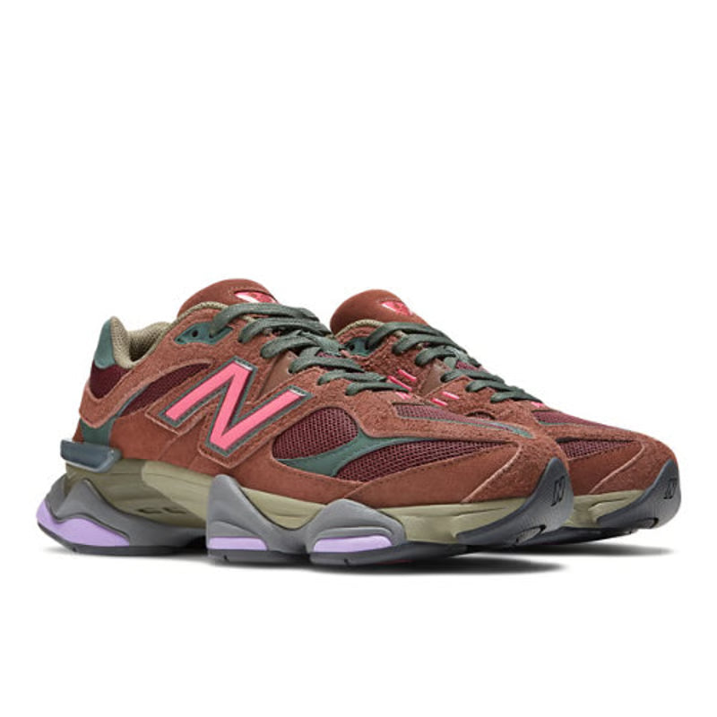NEW BALANCE 9060 "RICH OAK & BURGUNDY"