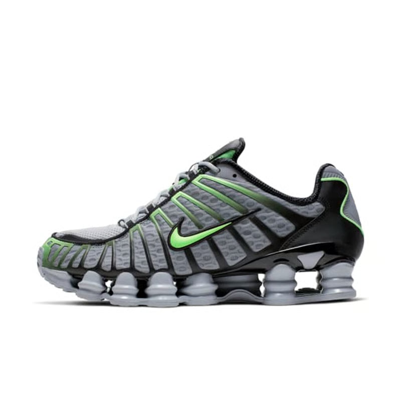 NIKE SHOX TL "WOLF GREY & LIME BLAST"