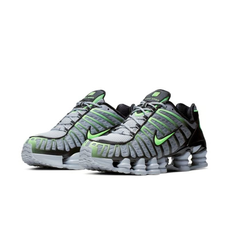 NIKE SHOX TL "WOLF GREY & LIME BLAST"