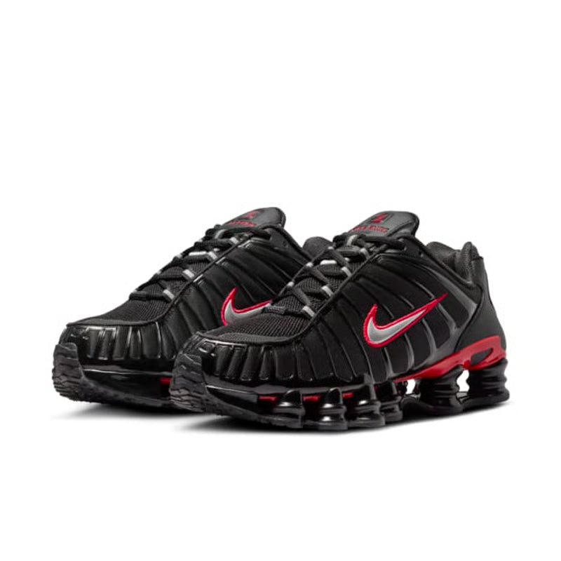 NIKE SHOX TL "BLACK & UNIVERSITY RED"