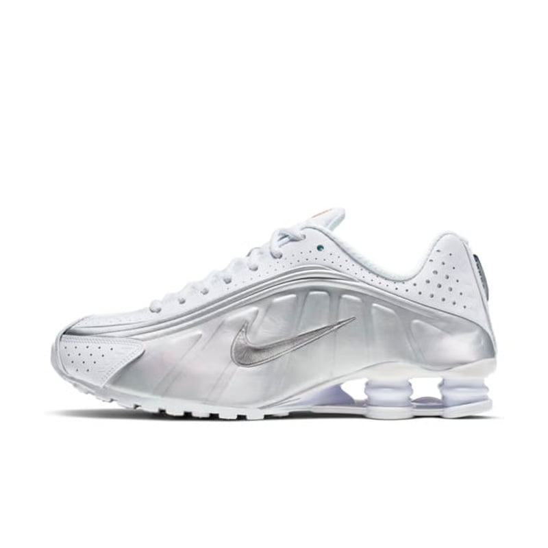 NIKE SHOX R4 "WHITE & SILVER"
