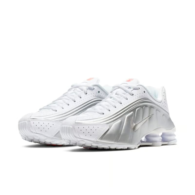 NIKE SHOX R4 "WHITE & SILVER"